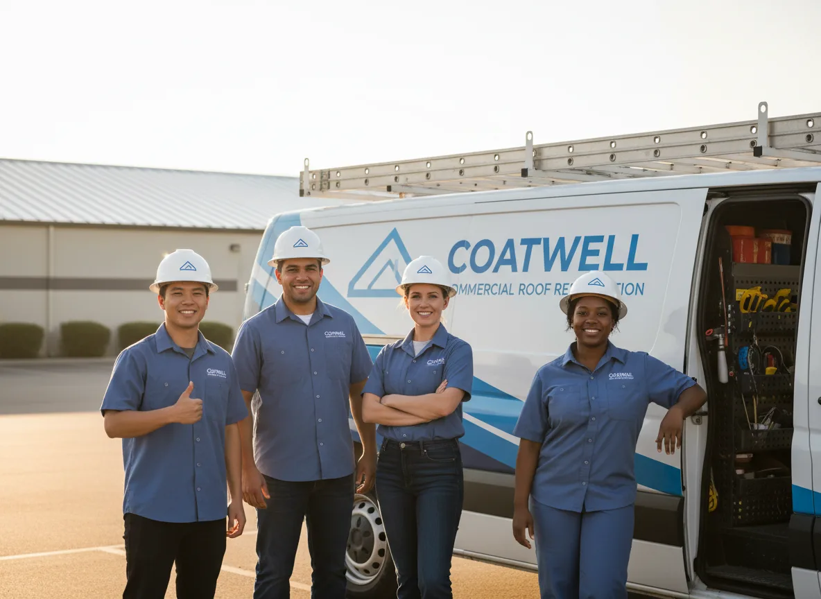 Commercial roof coating company in Leonard, MO